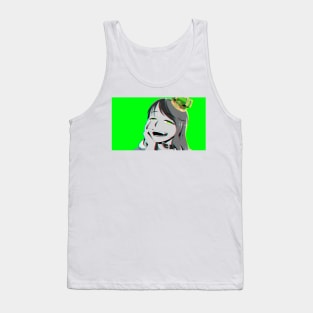 Hitori - You Are King Green CLEAN;GLITCH Tank Top